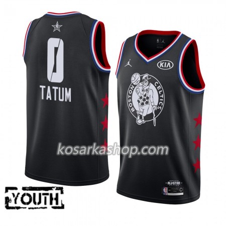 Dres Boston Celtics Jayson Tatum 0 2019 All-Star Jordan Brand Crna Swingman - Dječji
